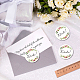 Waterproof PVC Wedding Round Stickers(AJEW-WH0343-003)-5