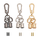 3 Sets 3 Colors Alloy Swivel Clasp(AJEW-CA0003-45)-1