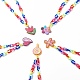 Lovely Opaque Acrylic Pendant Necklace for Teen Girl Women(NJEW-JN03752)-1