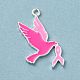 Breast Cancer Pink Awareness Ribbon Theme Alloy Enamel Pendants(ENAM-A147-01M)-1