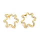 Twist Ring Rack Plating Brass Micro Pave Cubic Zirconia Stud Earrings(EJEW-P240-17G)-1