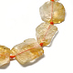 Natural Citrine Beads Strands(G-E401-H04)-3