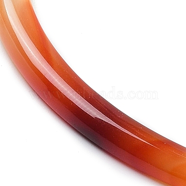 Dyed Natural Dendritic Agate Simple Plain Bangle for Women(FIND-PW0021-09B-09)-3