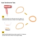 Plastic Telephone Cord Elastic Hair Ties(X-OHAR-T006-29)-4