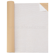 Self Adhesive Linen Fabric Patches, Sturdy Fabric Couch Repair Kits, White, 40cm, 2m/roll(AJEW-WH0270-16F)