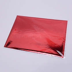 A4 Hot Foil Stamping Paper, Red, 29x20~21cm, 50 sheets/bag(DIY-WH0193-03D)