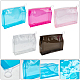 WADORN 10Pcs 5 Colors Transparent PVC Cosmetic Storage Zipper Bags(ABAG-WR0001-04)-3
