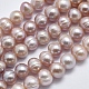 Natural Cultured Freshwater Pearl Beads Strands(PEAR-F007-06B-01)-1