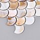 Natural Freshwater Shell Mosaic Tile Cabochons(SHEL-Q029-03)-2