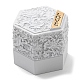 Embossed Hexagon Plastic Rings Storage Boxes(CON-P020-C01)-2