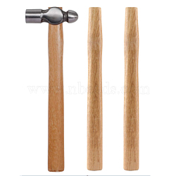 Wooden Hammer, with Wood Handle, BurlyWood, 12-3/4 inch(32.5cm)(TOOL-WH0128-25C)