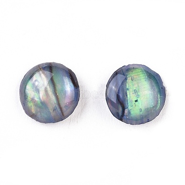 Natural Abalone Shell/Paua Shell Stud Earrings(EJEW-JE03214)-3