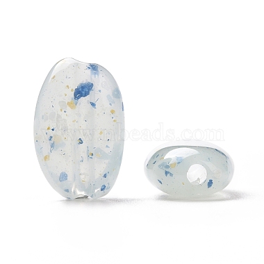 Light Blue Rice Acrylic Beads
