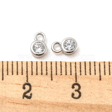 подвески из стерлингового серебра с покрытием из настоящей платины и родия 925(STER-K176-03F-P)-4