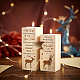 SUPERDANT Love Series Wooden Candle Holder and Candles Set(AJEW-SD0001-14A)-4