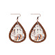 Wood Dangle Earrings(FS-WG89FD2-04)-1
