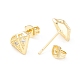 Clear Cubic Zirconia Diamond Stud Earrings(EJEW-P196-18G)-2