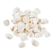 Shell Pendants, 21.5~24.5x27~30.5x8.5~11.5mm, Hole: 1.5~1.6mm, about 80~100pcs/box(SSHEL-TA0001-03)