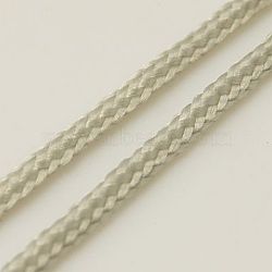 Nylon Braided Threads, Chinese Knot Cord, Round, Gainsboro, 1.5mm, about 200.00 Yards(182.88m)/Roll(NWIR-G006-1.5mm-22-B)