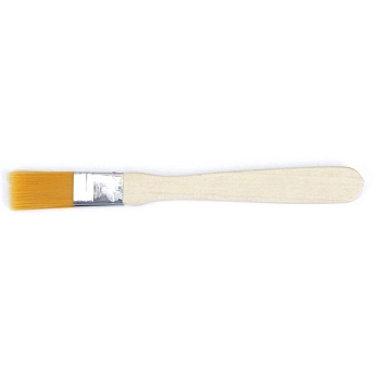 Painting Brush Set, Nylon Brush Head with Wooden Handle, for Watercolor Painting Artist Professional Painting, Old Lace, 13.7cm, Brhsh Head: 2.5x1.4cm