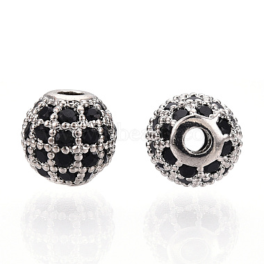 Perles de zircone cubique de placage de rack en laiton(X-ZIRC-S001-6mm-B03)-3