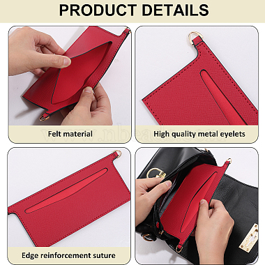 Microfiber Cloth Bag Organizer Inserts(DIY-WH20025-040C)-5