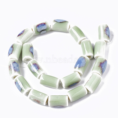 Perles en porcelaine manuelles(PORC-S498-13C)-3