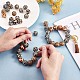 60 Pcs 15mm Silicone Beads Loose Silicone Beads Kit Leopard Print Silicone Beads for Keychain Making Bracelet Necklace(JX309A)-4
