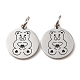 304 Stainless Steel Charms(STAS-D050-07P-08)-1