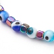 Colorful Evil Eye Lampwork Stretch Beaded Bracelets Sets(BJEW-JB05931)-3