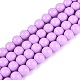 Painted Glass Bead Strands(X-DGLA-S071-6mm-B38)-1