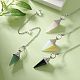 Mixed Gemstone Dowsing Pendulum Big Pendants(HJEW-TA00018)-2