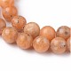 Naturel orange quartz brins de perles(G-L528-01B)-2