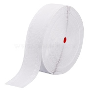Polyester Curtain Tape Ribbon, for Curtain Decoration, Flat, White, 3-1/8~3-1/4 inch(80~82mm)(OCOR-WH0078-69B)
