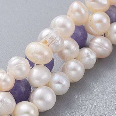 Natural Quartz(Dyed) Beads Bracelets(BJEW-JB04604-05)-3
