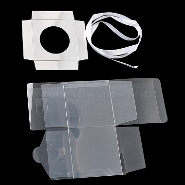 Transparent PET Cupcake Packing Boxes with Paper Base(PL-CBA0AB9-01A)-2