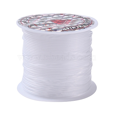  1mm White Elastic Cord Beading Thread Stretch