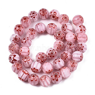 Handmade Millefiori Glass Beads Strands(LK-SZ0001-01A)-3