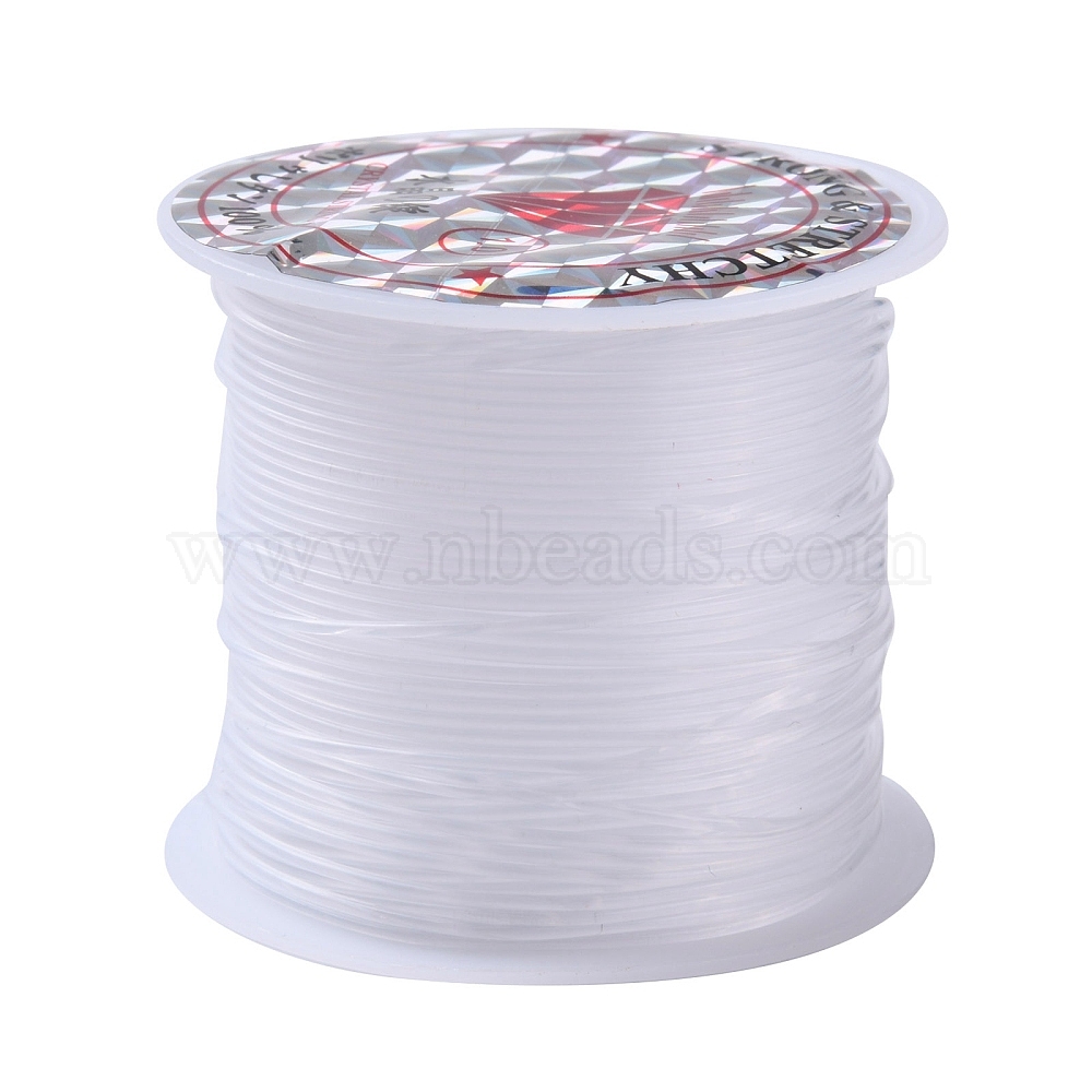 Nylon Wire, Clear, 1.0mm, about 5.46 yards(5m)/roll