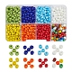 8 couleurs perles de rocaille en verre(SEED-YW0001-57)-1