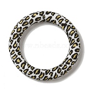 Silicone Beads, Ring, Light Khaki, 65x10mm, Hole: 3mm(X-SIL-Z010-04O)