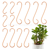 Copper Plant Growth Support, S Shape, Raw(Unplated), 75~150mm, 3 styles, 4pcs/style, 12pcs/set(DIY-NB00006)