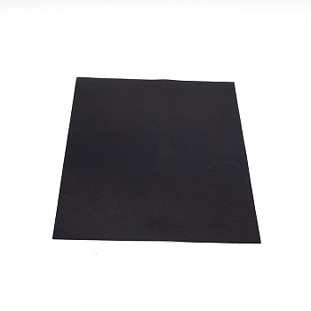 Rubber Single Side Board, with Adhesive Back, Rectangle, Black, 30x21x0.15cm