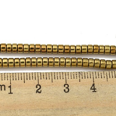 Electroplated Synthetic Non-magnetic Hematite Beads Strands(G-K361-A04-01)-4