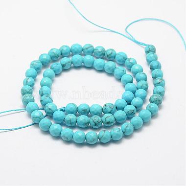 Chapelets de perles en turquoise synthétique(G-G671-6mm)-2