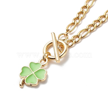 Lawn Green Alloy Necklaces