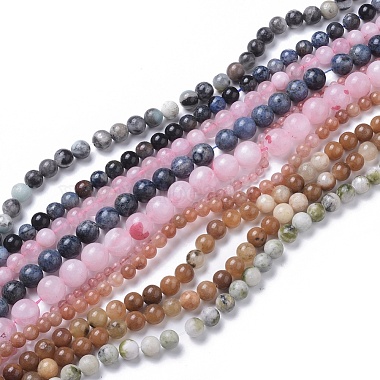 Chapelets de perles en pierre gemme naturelle(G-F591-03)-2