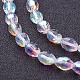 Chapelets de perles en verre galvanoplastique(GC886Y-3)-2
