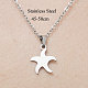 201 Stainless Steel Starfish Pendant Necklace(NJEW-OY001-52)-3