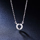 SHEGRACE Rhodium Plated 925 Sterling Silver Pendant Necklace(JN568A)-3